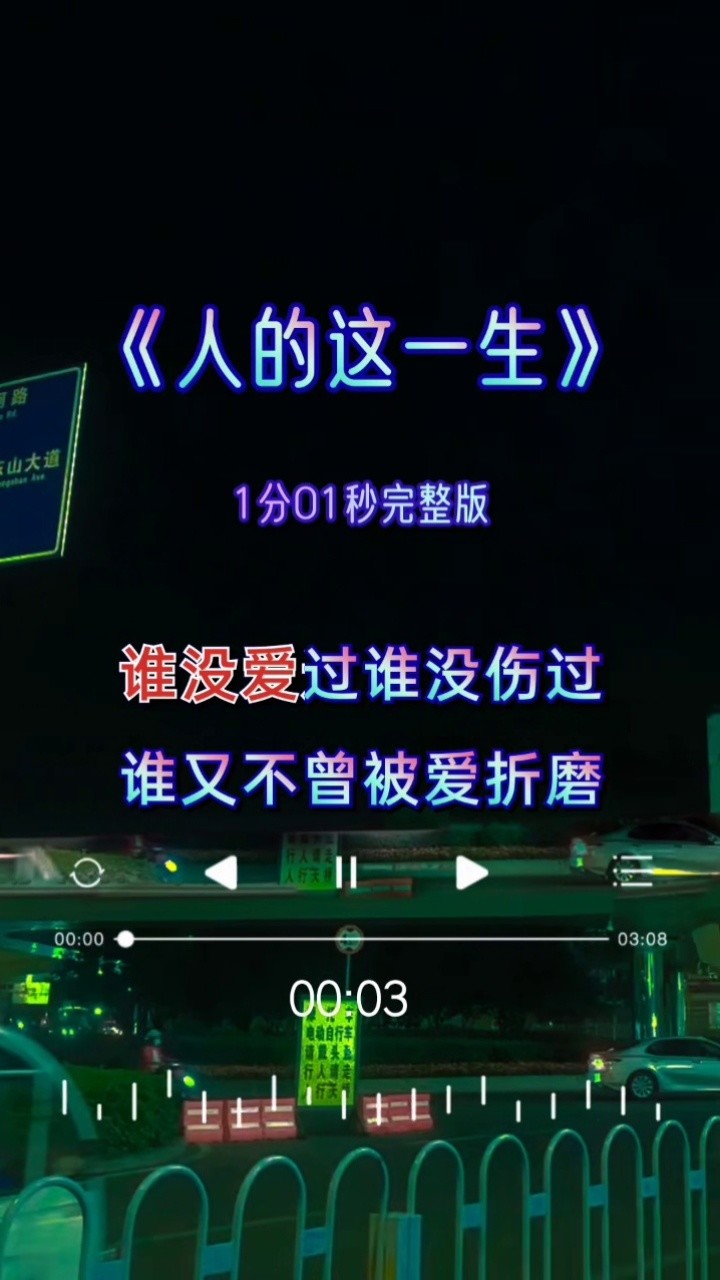人的这一生 #完整版 #伤感歌曲 #创作灵感
