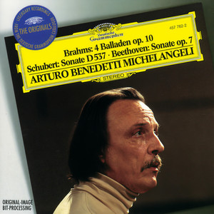 Arturo Benedetti Michelangeli_Brahms: 4 Ballades / Schubert: Sonata ...