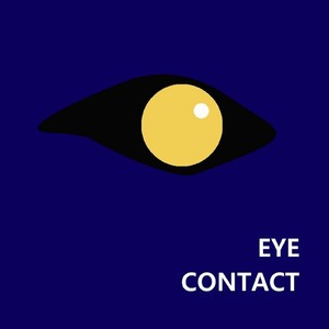 eyecontact卡通图片