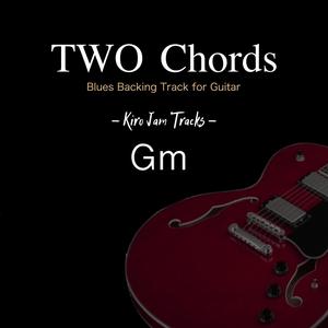 two chords blues backing track for guitar in gm