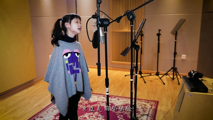 歌曲鲁冰花小美女谭芷昀唱的太好听了