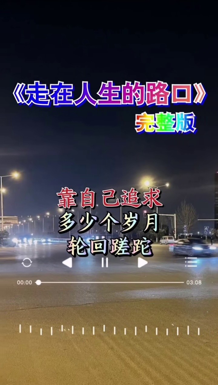 走在人生的路口#完整版#伤感音乐#热门小助手53