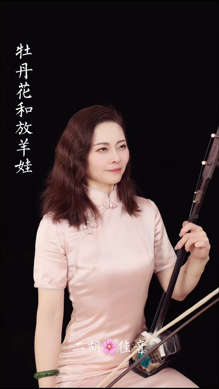 《牡丹花和放羊娃》簡潔明快朗朗上口～#陝北民歌 #雲飛 #二胡演奏