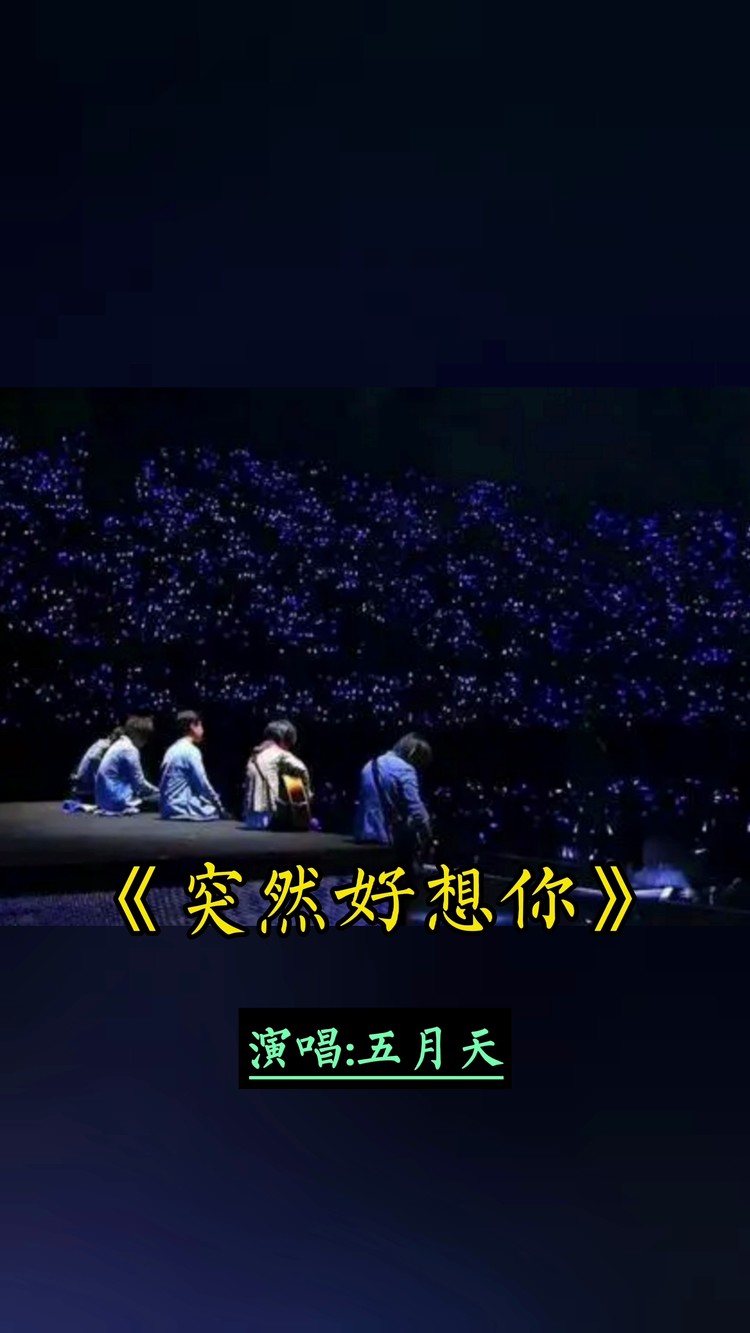 五月天演唱会《突然好想你》