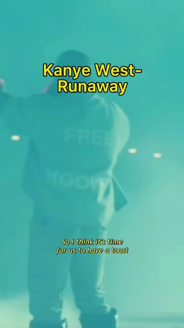 侃爷runaway专辑封面图片